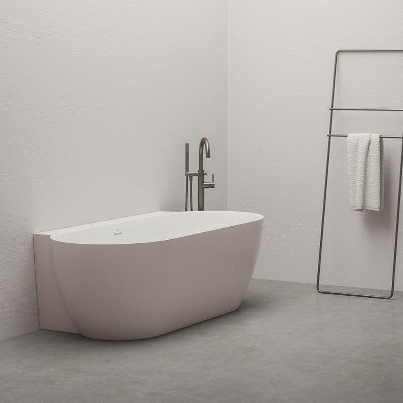 Ravak Freedom Wall II TEC akrilkád 1700x870 alabaster pink/fehér, fehér lefolyó (CC7160000)