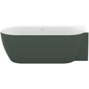 Ravak Freedom Corner II TEC R akrilkád 1750x860 grey green/fehér, fehér lefolyó