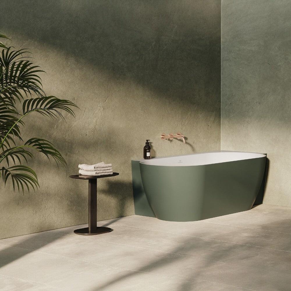 Ravak Freedom Corner II TEC R akrilkád 1750x860 grey green/fehér, fehér lefolyó