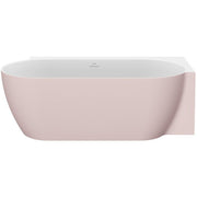 Ravak Freedom Corner II TEC R akrilkád 1750x860 alabaster pink/fehér, fehér lefolyó