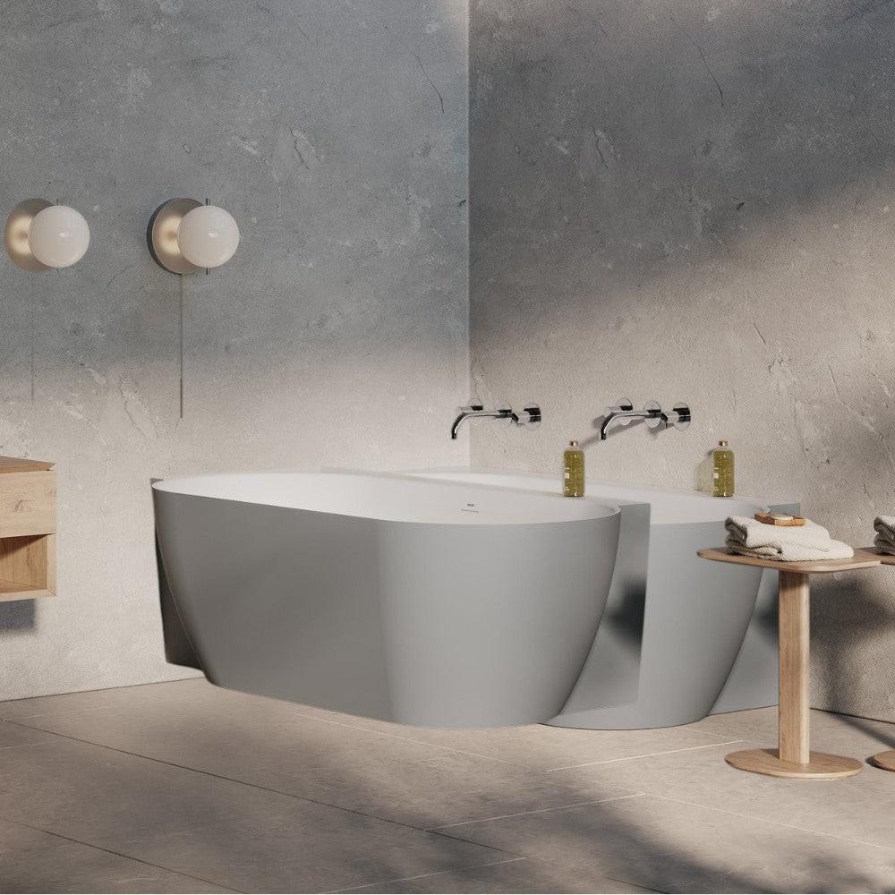 Ravak Freedom Corner II TEC L akrilkád 1750x860 smoke grey/fehér, fehér lefolyó (RAVAK - CC91500000)
