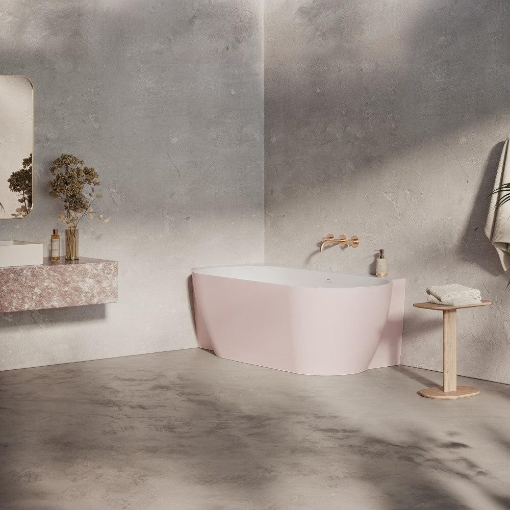 Ravak Freedom Corner II TEC L akrilkád 1750x860 alabaster pink/fehér, fehér lefolyó (RAVAK - CC91600000)