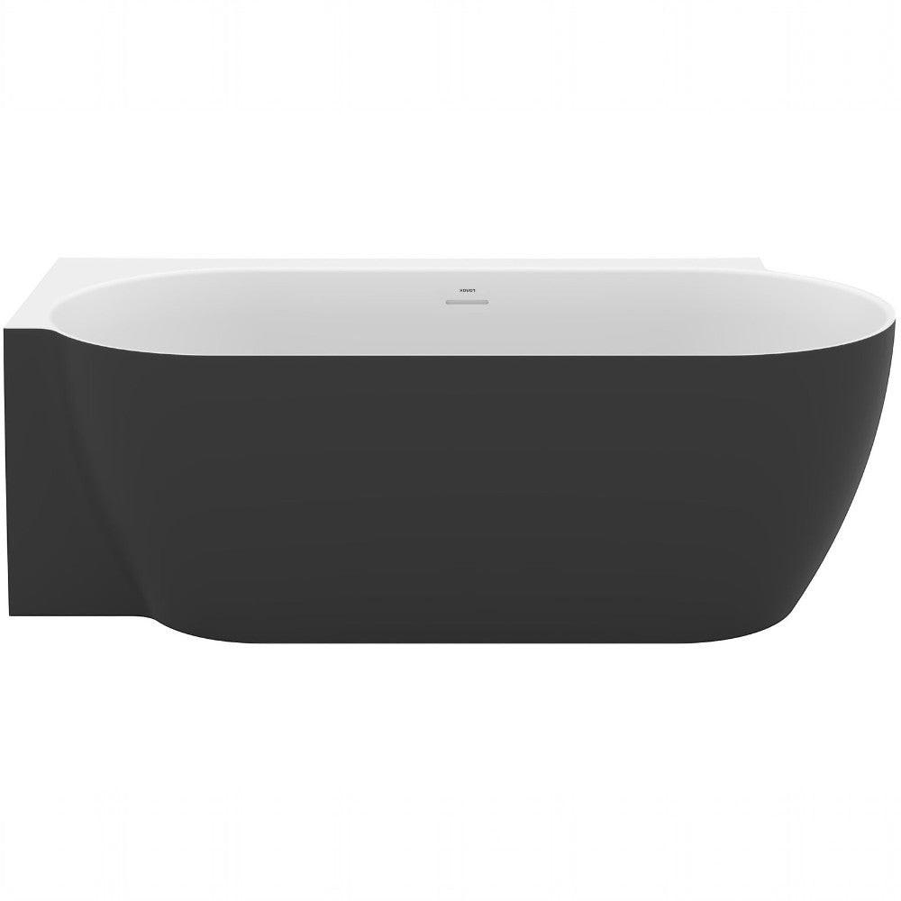 Ravak Freedom Corner II TEC L akrilkád 1750x860 fekete/fehér, fekete lefolyó (RAVAK - CC91700000)
