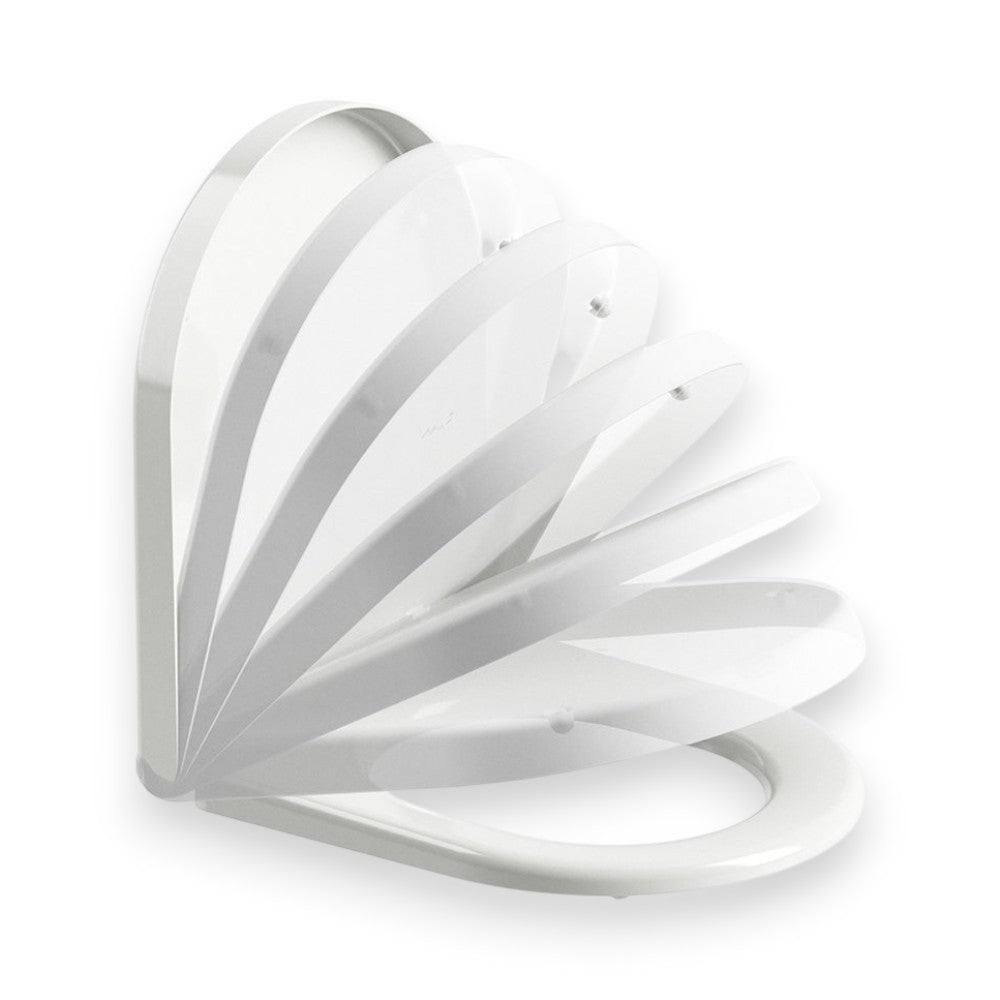 Ravak Uni Chrome WC ülőke tetővel, Soft Close, fehér (X01549)
