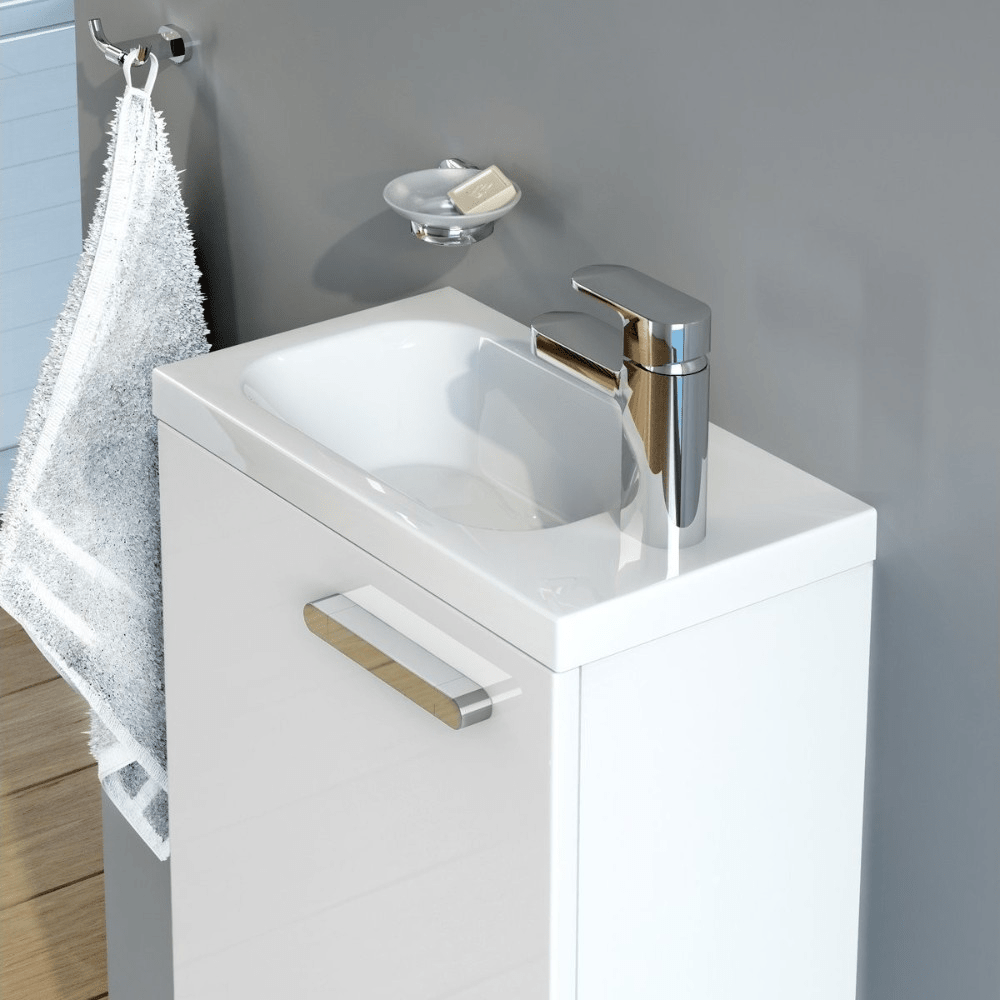 RAVAK Chrome kézmosó 40x22 cm fehér, jobbos (XJGP1100000)