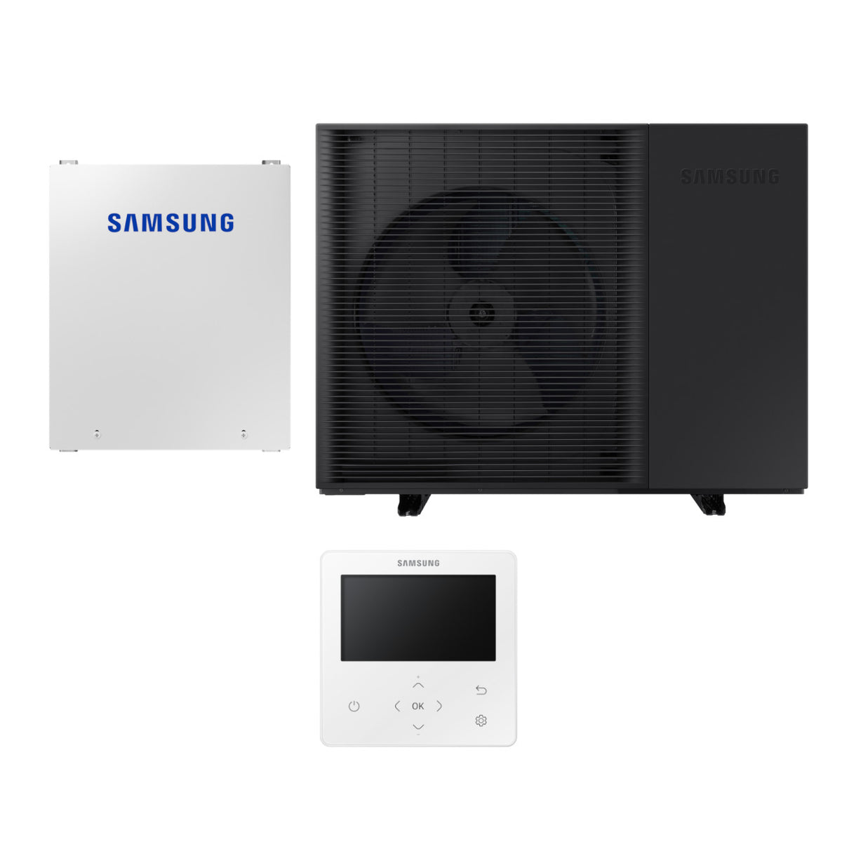 Samsung Mono R290 hőszivattyú 16 kW + vezérlő szett (szelepvezérlő + szabályzó), 1 fázis (M-R290-16-0-1)