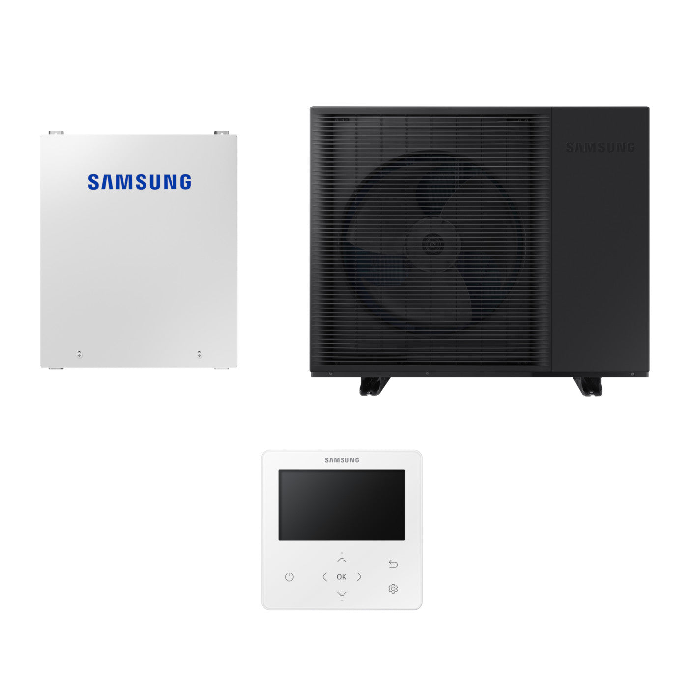 Samsung Mono R290 hőszivattyú 8 kW + vezérlő szett (szelepvezérlő + szabályzó), 1 fázis (M-R290-8-0-1)