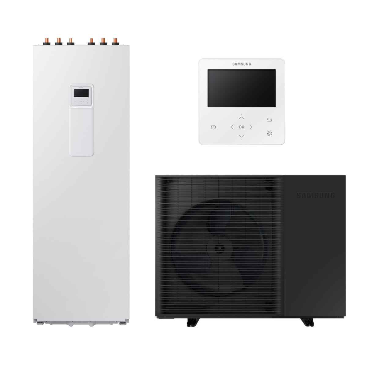 Samsung Mono ClimateHub R290 hőszivattyú 12 kW + 200l-es tartály + vezetékes szabályzó, 1 fázis (MCH-R290-12-1-1)