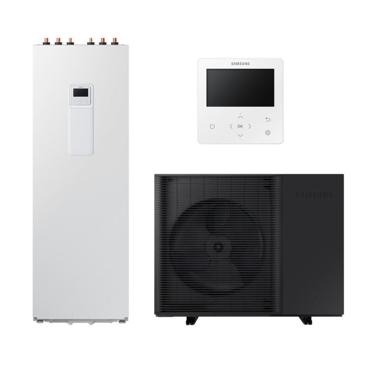 Samsung Mono ClimateHub R290 hőszivattyú 16 kW + 200l - es tartály + vezetékes szabályzó, 1 fázis (MCH - R290 - 16 - 1 - 1)