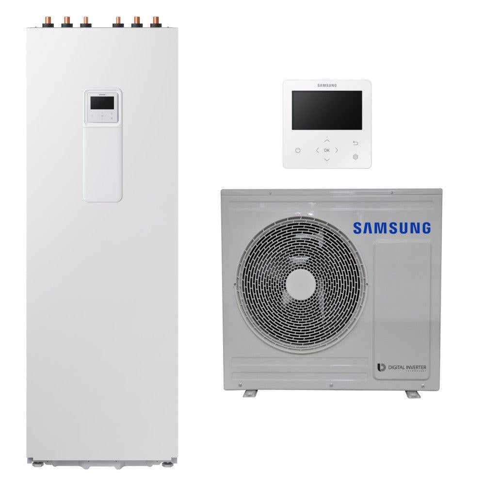 Samsung Mono ClimateHub R32 hőszivattyú 5 kW + 200l - es tartály + vezetékes szabályzó, 1 fázis (MCH - R32 - 5 - 1 - 1)