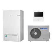 Samsung Split R32 hőszivattyú 9 kW + beltéri oldalfali Hydro egység + vezetékes szabályzó, 1 fázis (S - R32 - 9 - 0 - 1)