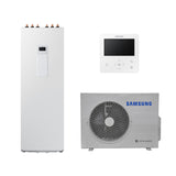 Samsung Split ClimateHub R32 hőszivattyú 6 kW + 200l-es tartály + vezetékes szabályzó, 1 fázis (SCH-R32-6-1-1)