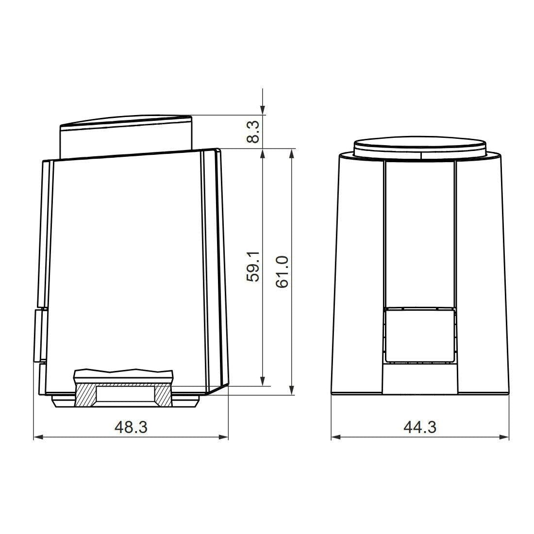 Siemens STA121.65L10 termoelektromos szelepmozgató, AC/DC 24V, NC, 1,0m kábel, (STA73 utódja)