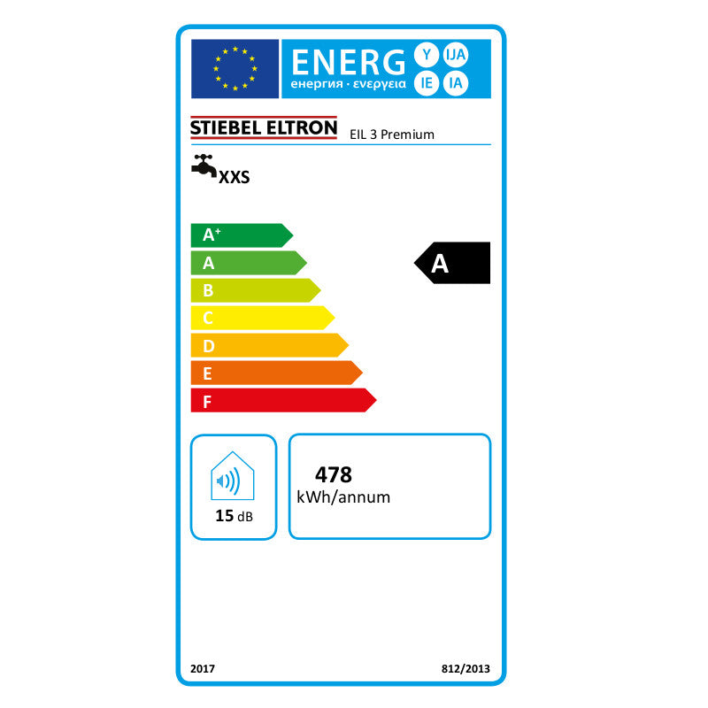 Stiebel Eltron EIL 3 Premium elektronikus szabályozású átfolyós mini vízmelegítő (200134)