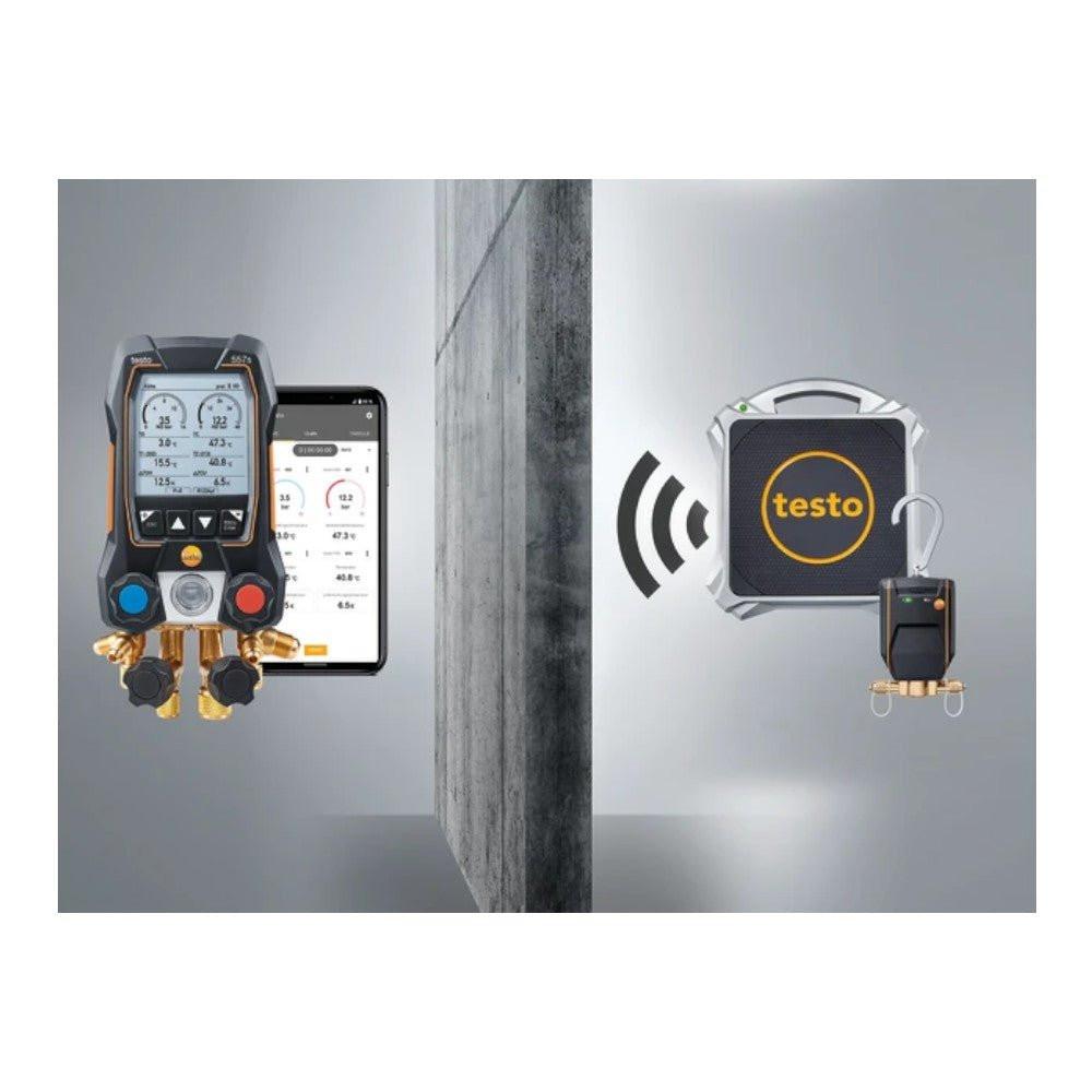testo 560i digitális hűtőközeg mérleg, rendszerek feltöltéséhez, intelligens szeleppel (TESTO - 0564.2560)