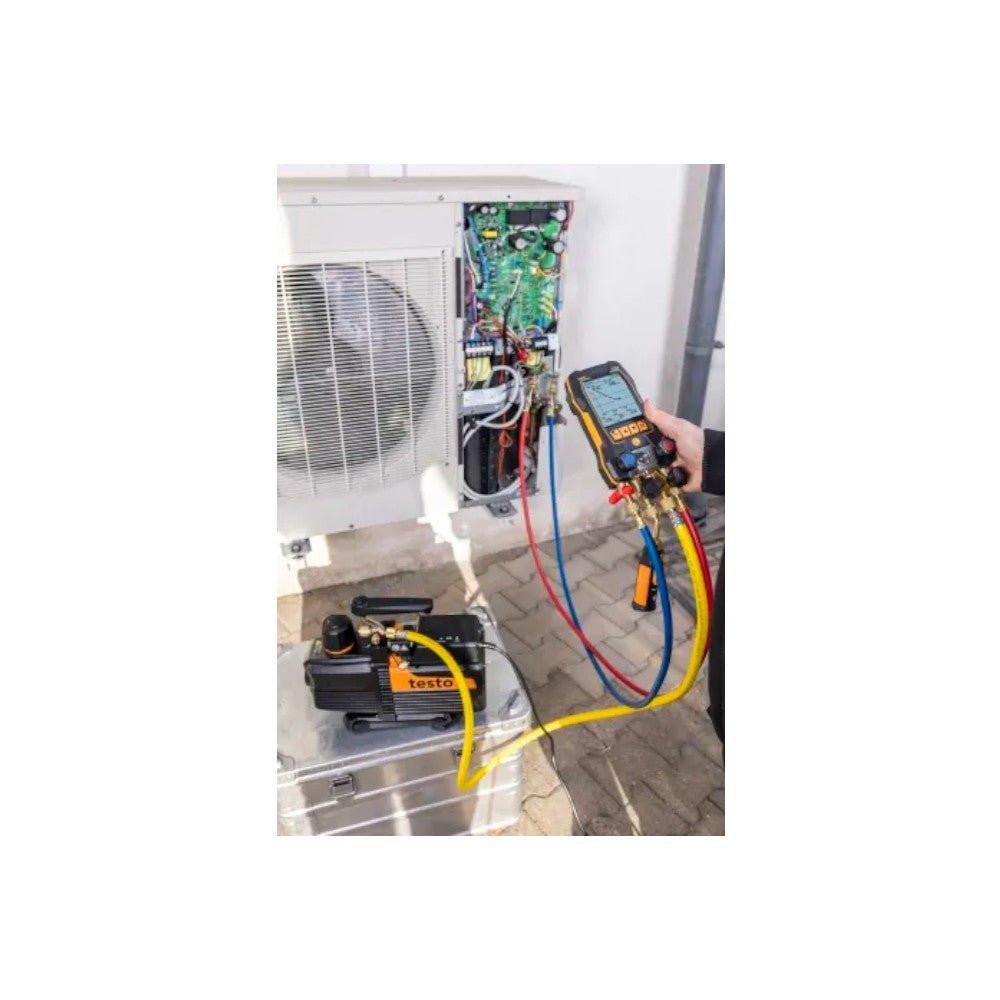 testo 565i intelligen vákuumszivattyú, beépített tartáspróbával, 7CFM/ 198 l/perc (TESTO - 0564.5652)