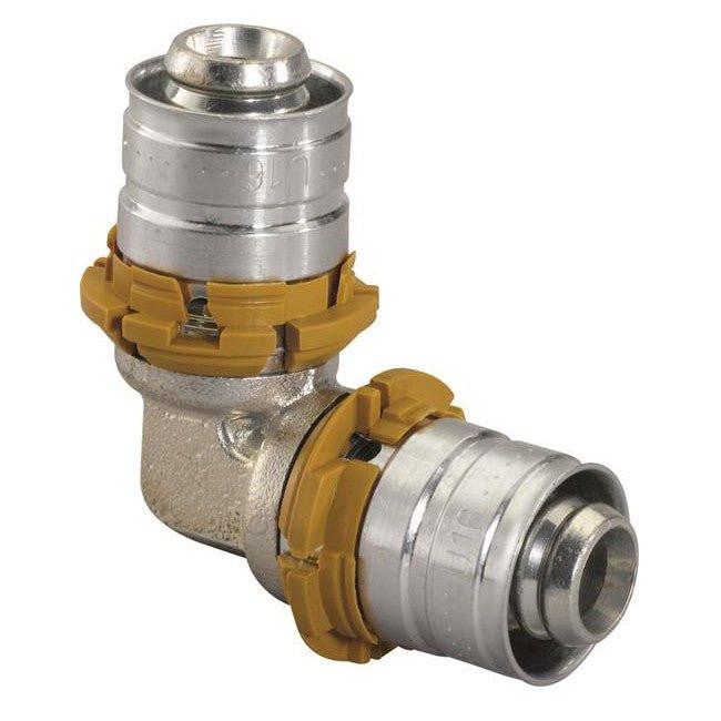 Uponor S - Press fém könyök 16 - 16 (kifutó, helyette: 1070523)