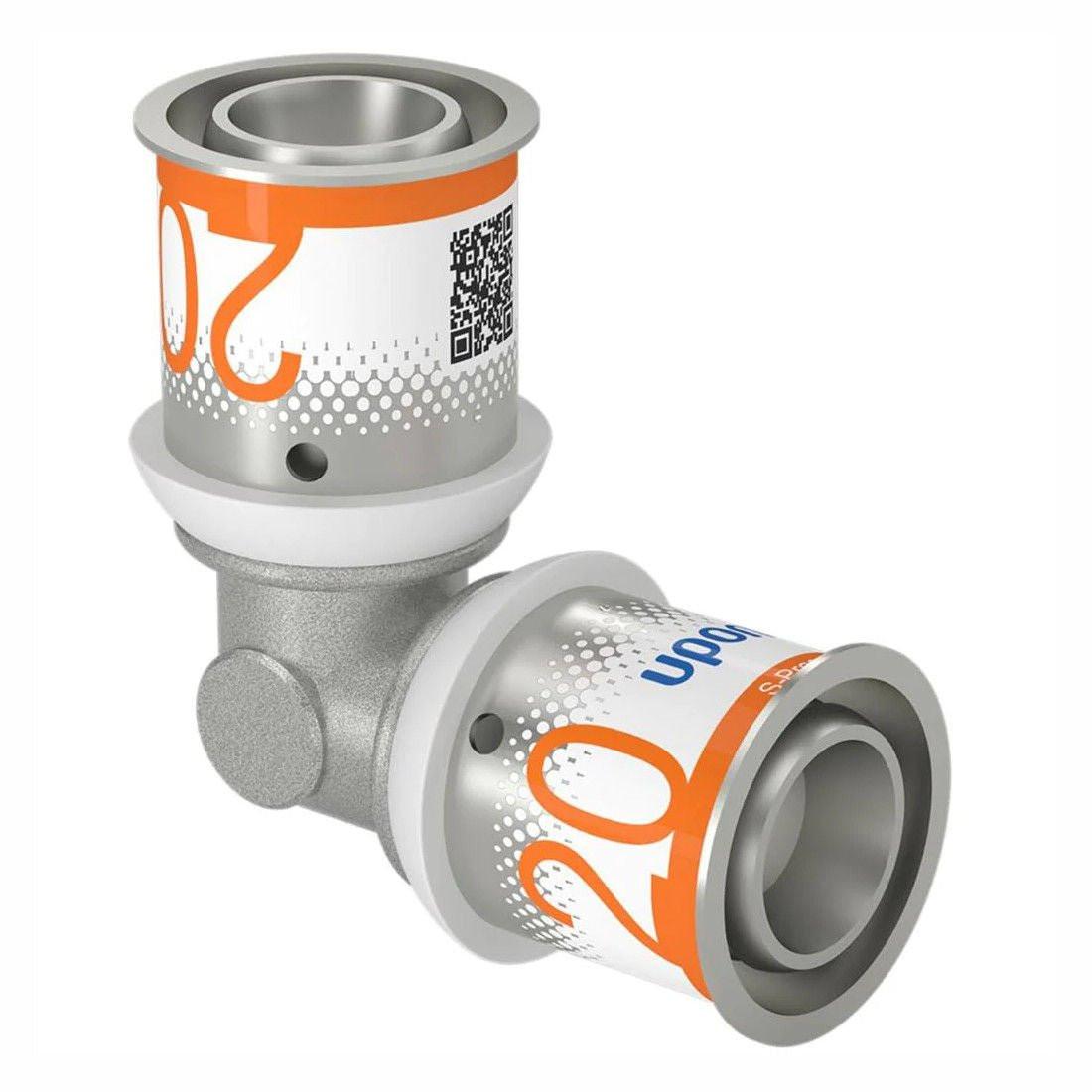 Uponor S - Press Plus réz könyök 20
