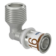 Uponor S - Press Plus réz könyök KM 16 - 1/2"