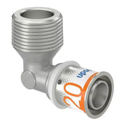Uponor S - Press Plus réz könyök KM 20 - 3/4"
