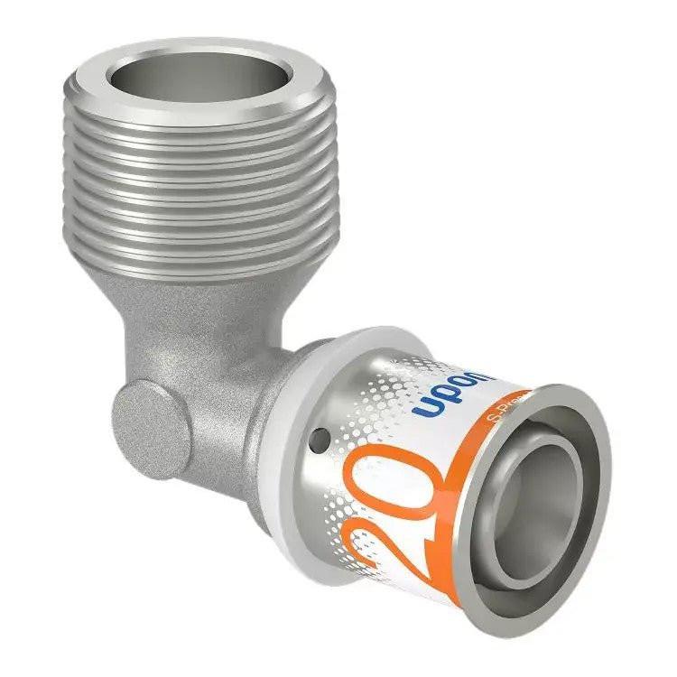Uponor S - Press Plus réz könyök KM 20 - 3/4"