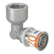 Uponor S - Press Plus réz könyök BM 20 - 1/2"