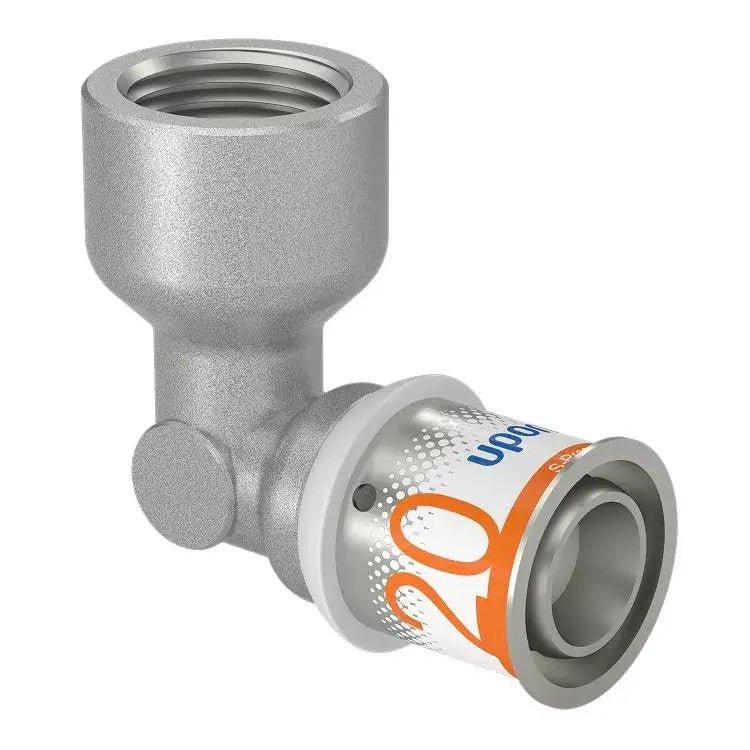 Uponor S - Press Plus réz könyök BM 20 - 1/2"
