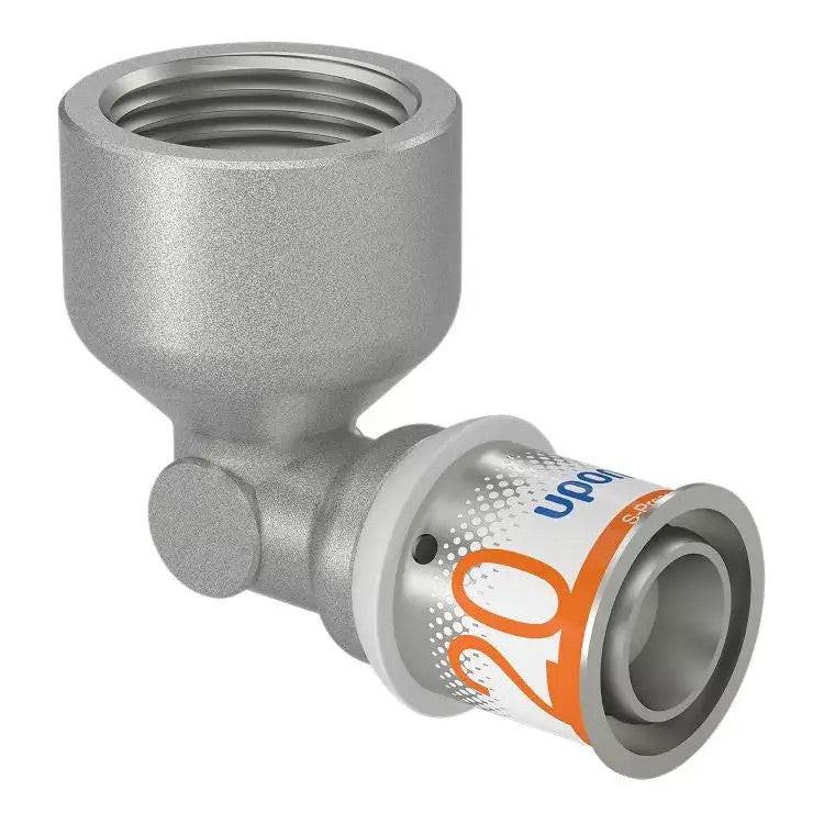 Uponor S - Press Plus réz könyök BM 20 - 3/4"