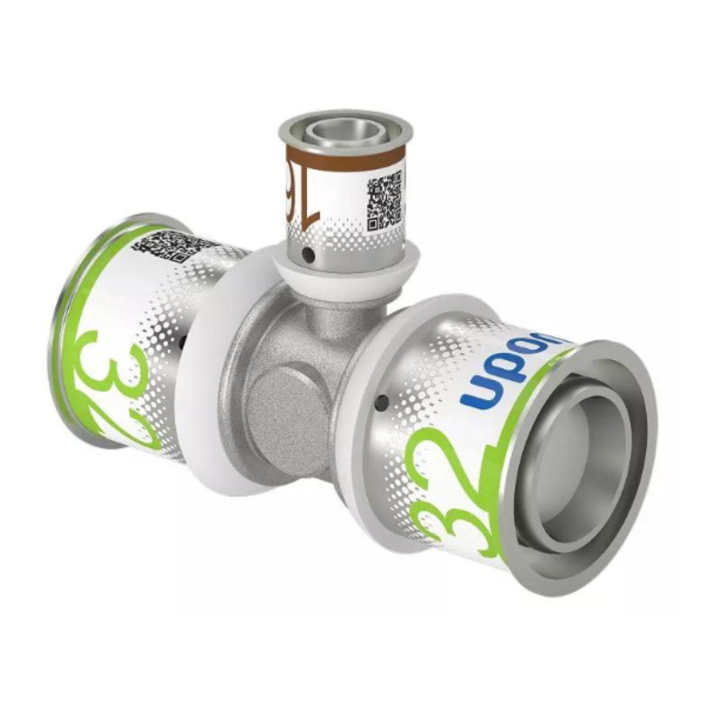 Uponor S-Press Plus réz T-idom szűkített 32-16-32-1