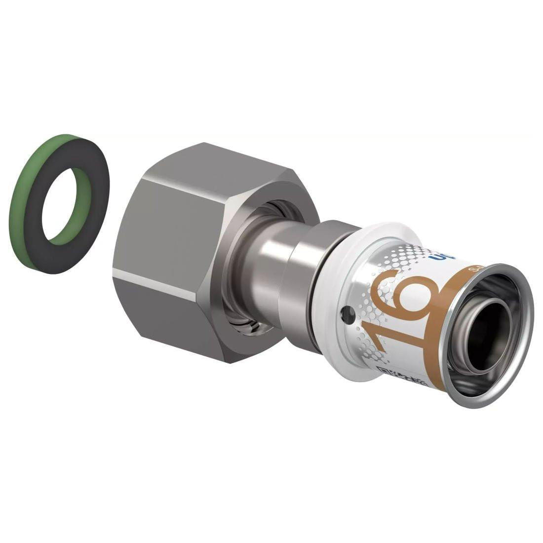 Uponor S - Press Plus réz félhollander 16x1/2" BM