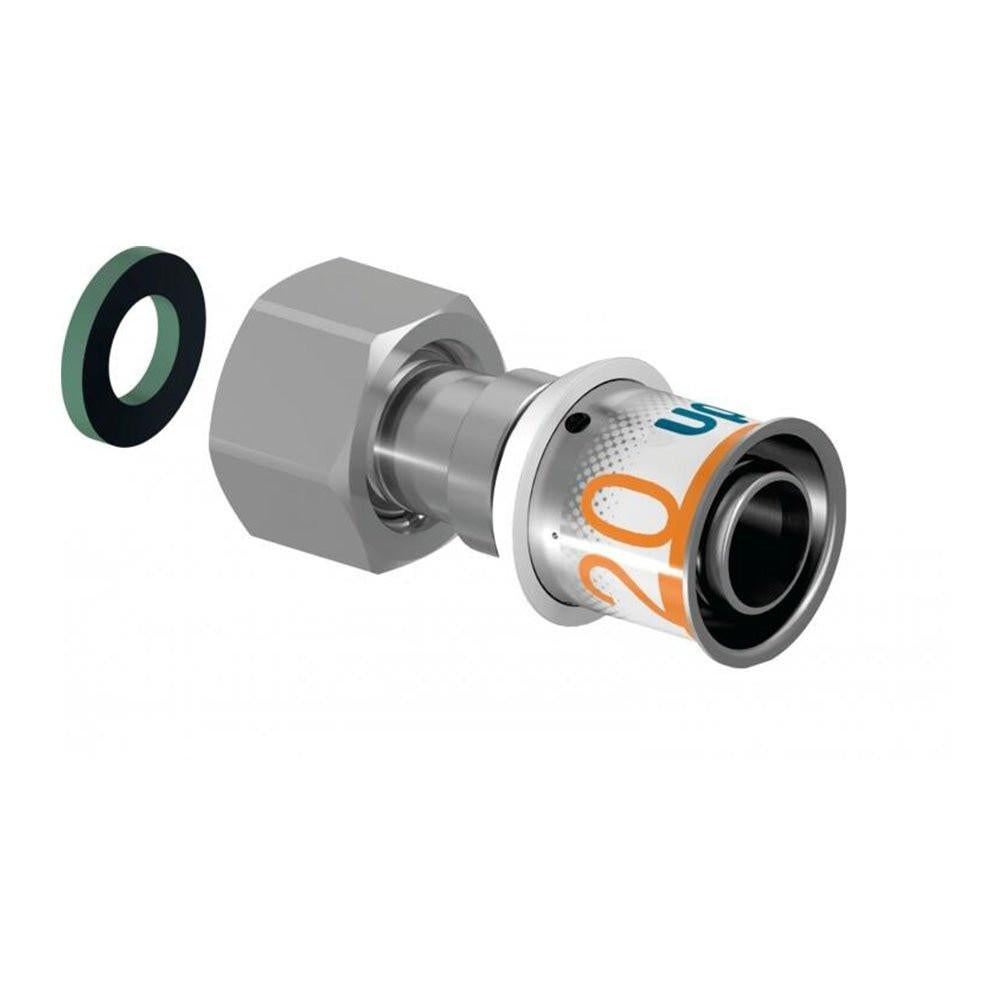 Uponor S - Press Plus réz félhollander 20 - 1/2" BM