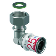Uponor S - Press Plus réz hollandis könyök 25 - 3/4" BM