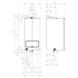 Immergas Victrix PRO 55 V2 kondenzációs gázkazán, fűtő 49,9 Kw (3.033857)