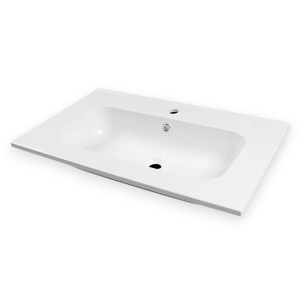 Wellis Almeria műmárvány mosdó, 81x46x1,8/16 cm (WB00345)