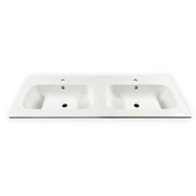 Wellis Almeria dupla műmárvány mosdó, 121x46x1,8/16 cm (WB00347)