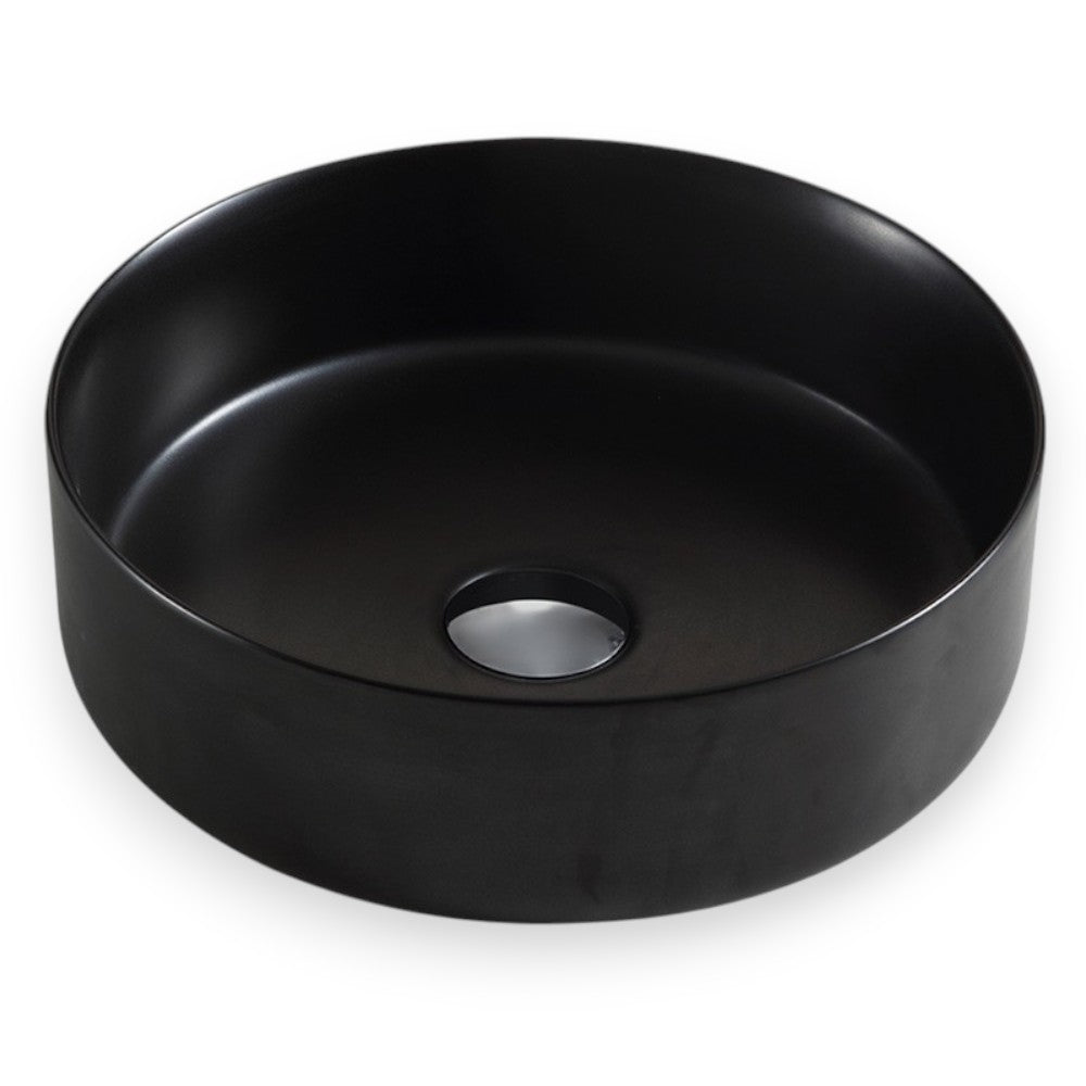 Wellis Rose Black matt fekete pultra építhető mosdó, 35,5x12 cm (WF00059)