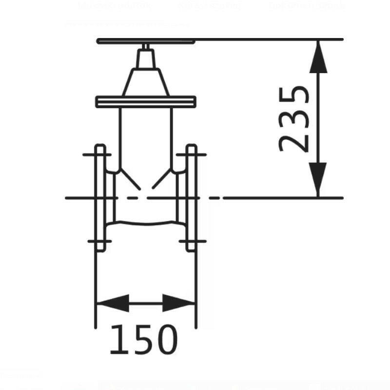 WILO tolózár DN 50 PN10-2