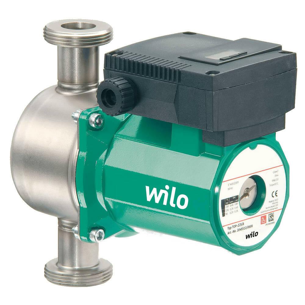 WILO TOP-Z 25/6 (3~400 V, PN 10, Inox) keringető szivattyú ivóvízhez-1