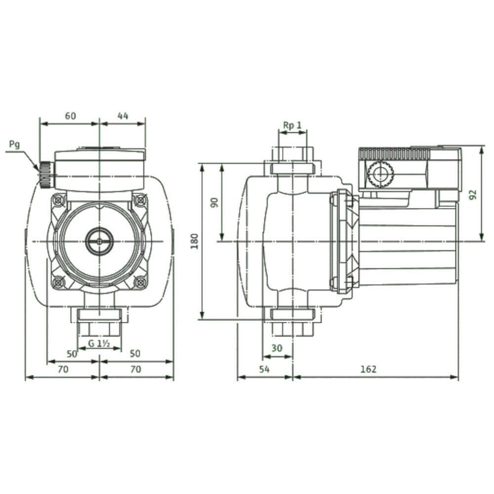 WILO TOP-Z 25/6 (3~400 V, PN 10, Inox) keringető szivattyú ivóvízhez-2