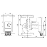 WILO Yonos MAXO 40/0,5-4 PN 6/10 keringető szivattyú (2120645)-2