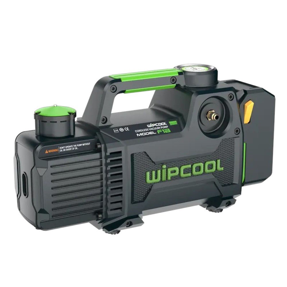Wipcool vákuumszivattyú 42l/min, manométer+szelep (akkumulátor nélkül) R32.2F0BR