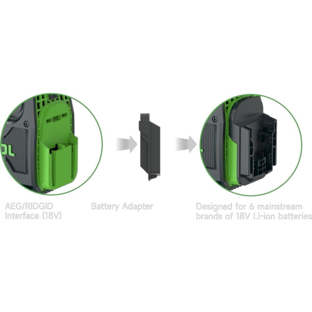 IN - KL - WI - BA4 ∙ Wipcool akkumulátoradapter Milwaukee típusú Wipcool készülékhez, BA - 4