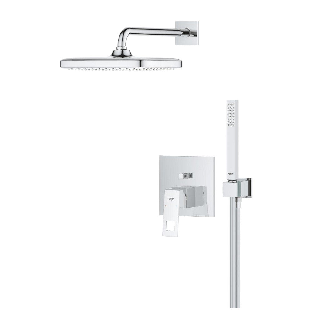 Grohe Eurocube rejtett zuhanyrendszer, Tempesta 250 Cube fejzuhany (25289000)