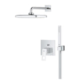 Grohe Eurocube rejtett zuhanyrendszer, Tempesta 250 Cube fejzuhany (25289000)