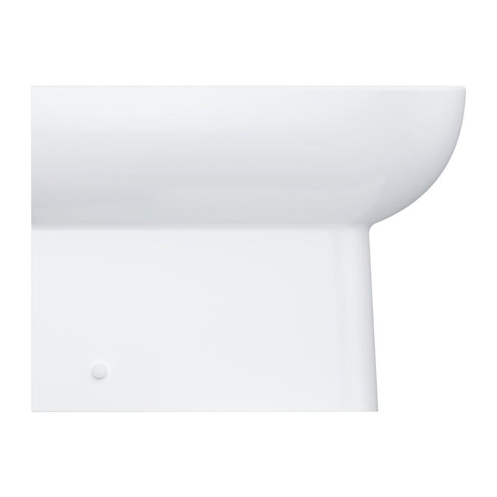 Grohe BauEdge Ceramic WC csésze, álló, falhoz szerelhető, mély öblítéses, perem nélküli (39810000)