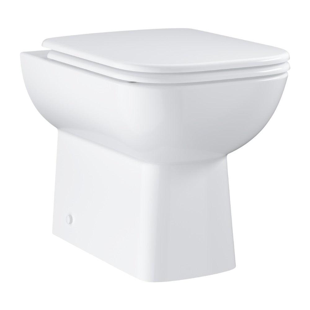 Grohe BauEdge Ceramic WC csésze, álló, falhoz szerelhető, mély öblítéses, perem nélküli (39810000)