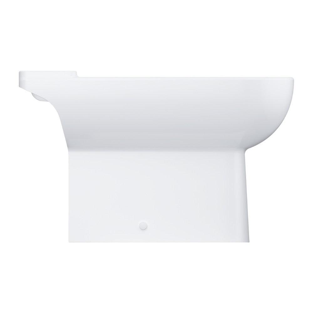 Grohe BauEdge Ceramic WC csésze, álló, monoblokkos, mély öblítéses, perem nélküli, falhoz szerelhető (39811000)