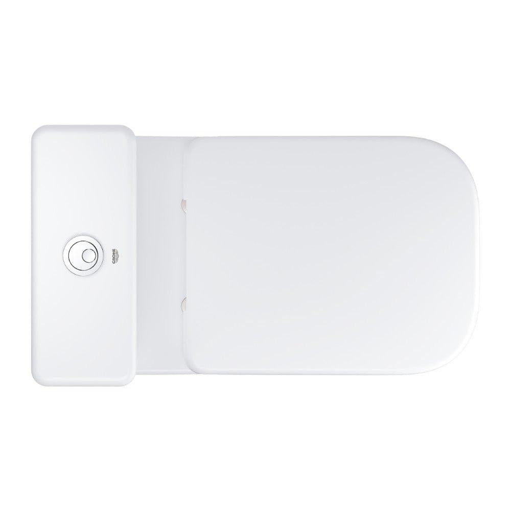 Grohe BauEdge Ceramic WC csésze, álló, monoblokkos, mély öblítéses, perem nélküli, falhoz szerelhető (39811000)