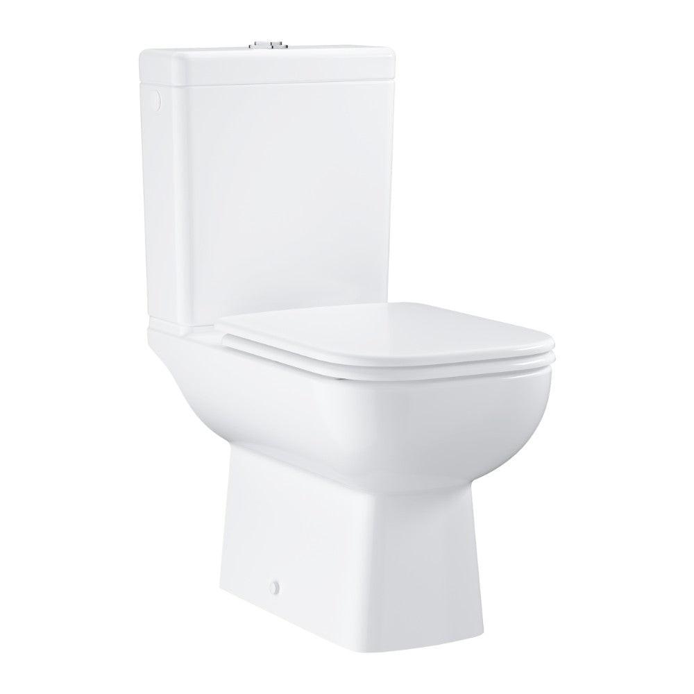 Grohe BauEdge Ceramic WC csésze, álló, monoblokkos, mély öblítéses, perem nélküli, falhoz szerelhető (39811000)