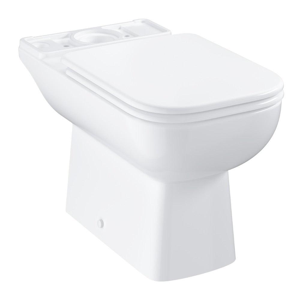 Grohe BauEdge Ceramic WC csésze, álló, monoblokkos, mély öblítéses, perem nélküli, falhoz szerelhető (39811000)